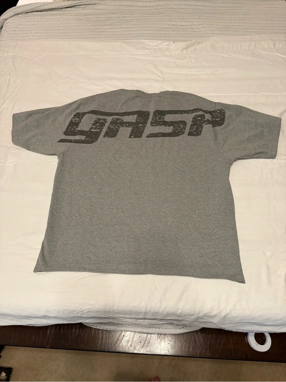 Grey Gasp gym tee Tee - Picture 3 of 3